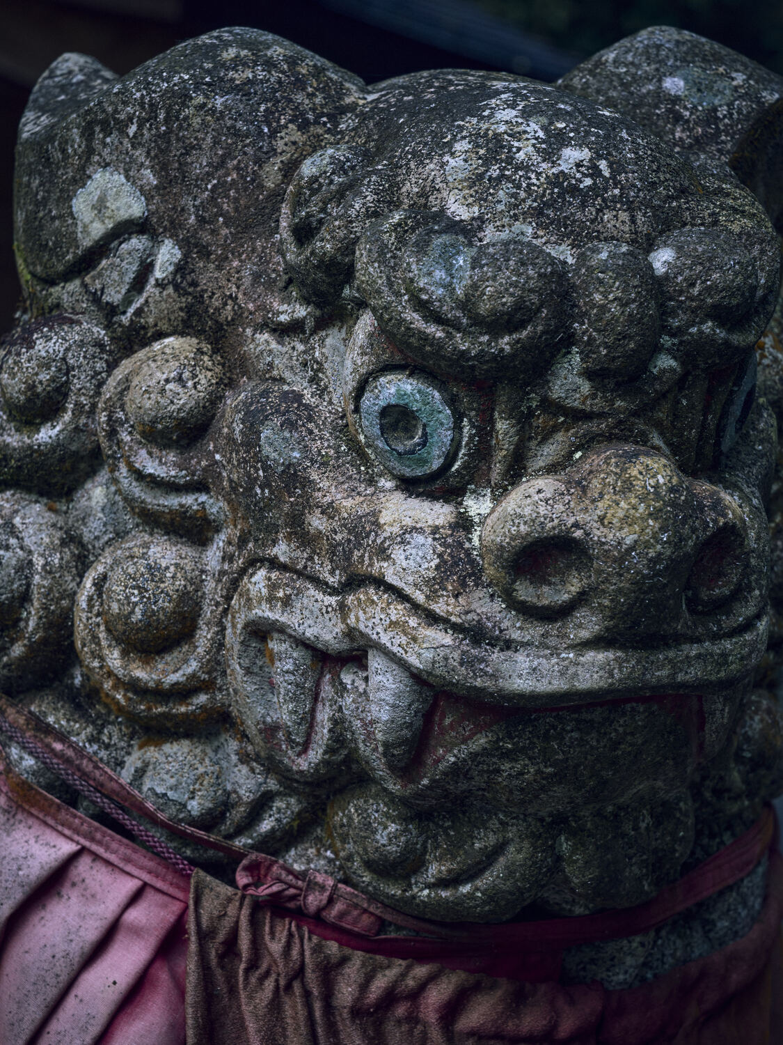貴船神社奥宮・狛犬（吽形）
